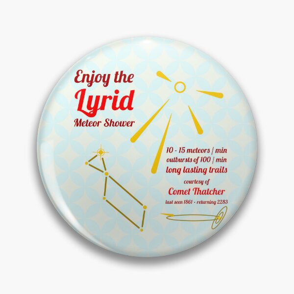 Item preview, Enjoy the Lyrid Meteor Shower designed and sold by BrushAndPen.
