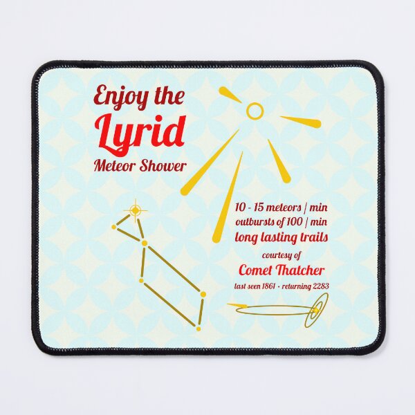 Item preview, Enjoy the Lyrid Meteor Shower designed and sold by BrushAndPen.