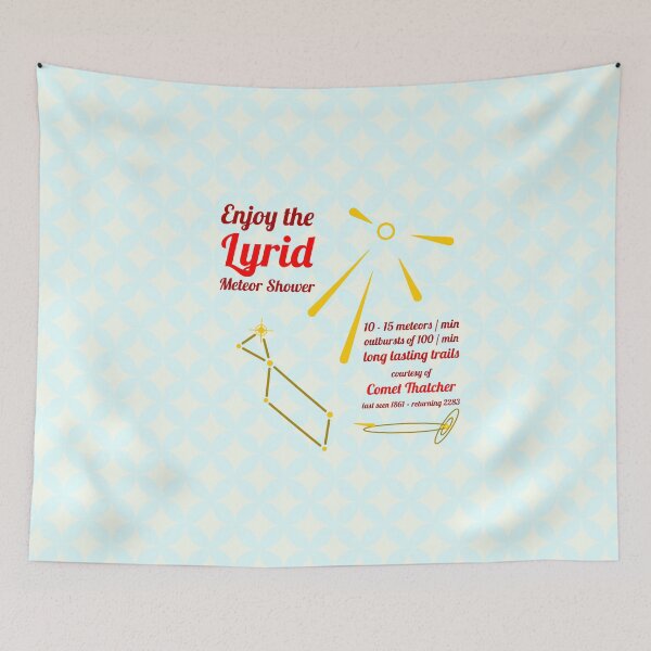 Item preview, Enjoy the Lyrid Meteor Shower designed and sold by BrushAndPen.