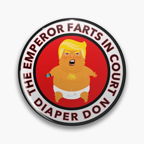Item preview, DIAPER DON FARTS IN COURT - Trump farts in court designed and sold by Thelittlelord.