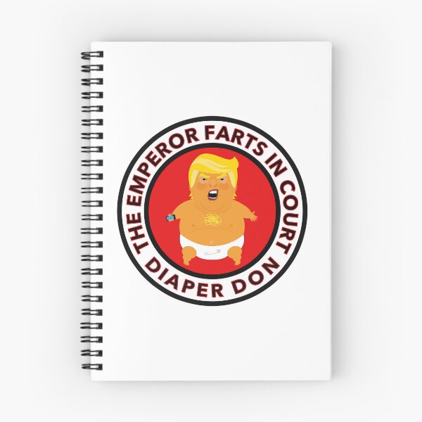 Item preview, DIAPER DON FARTS IN COURT - Trump farts in court designed and sold by Thelittlelord.