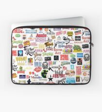 Musical Logos (Cases, Duvets, Books, Clothes etc) Laptop Sleeve