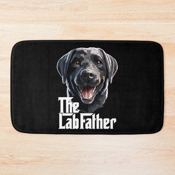 Item preview, The Lab Father Black Labrador designed and sold by Just-Arts-4U.