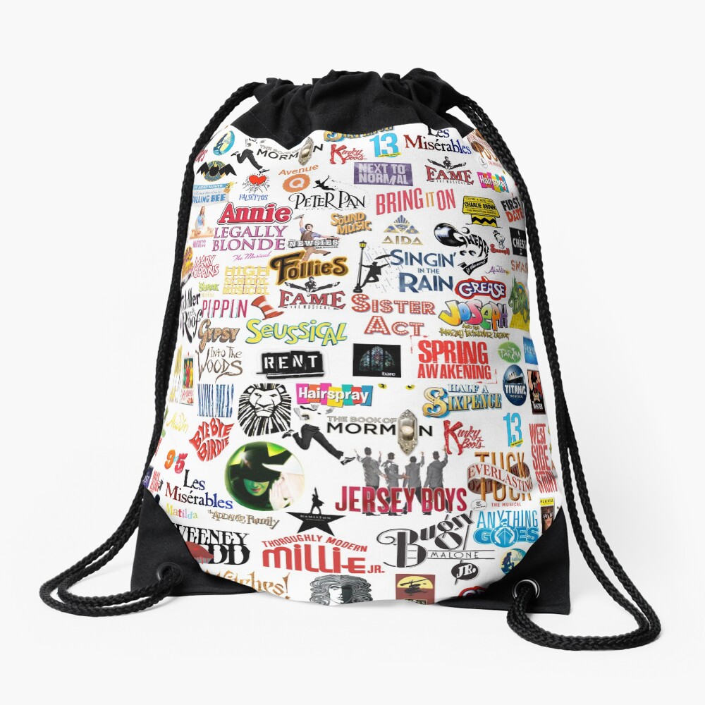 Musical Logos Drawstring Bag
