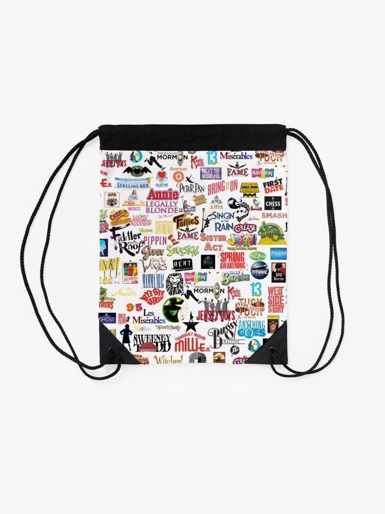 Alternate view of Musical Logos Drawstring Bag