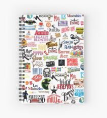 Musical Logos (Cases, Duvets, Books, Clothes etc) Spiral Notebook
