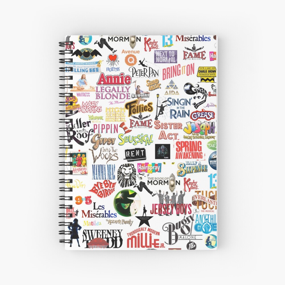 Musical Logos Spiral Notebook