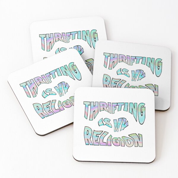 Item preview, thrifting is my religion png designed and sold by Lunasuxxx.