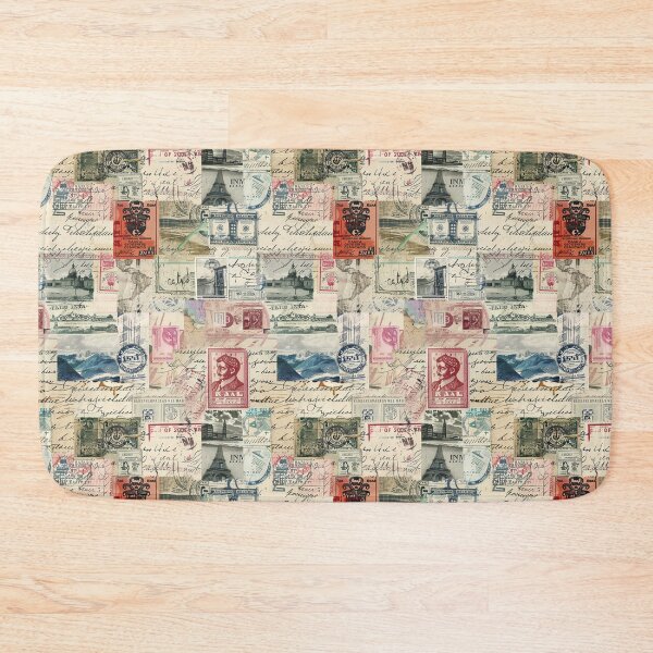 Item preview, Memories of Travel: Postage Stamp & Vintage Postcard Design designed and sold by chi3-jp.