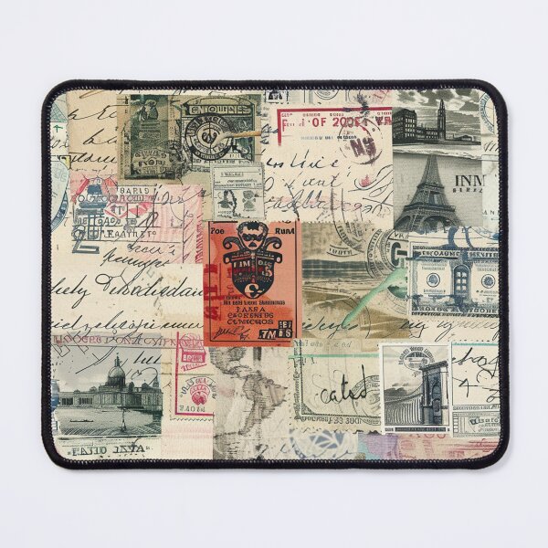 Item preview, Memories of Travel: Postage Stamp & Vintage Postcard Design designed and sold by chi3-jp.