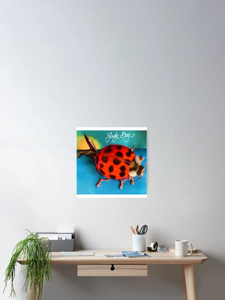 Thumbnail 2 of 3, Poster, Lady Bug designed and sold by Shells Designs.