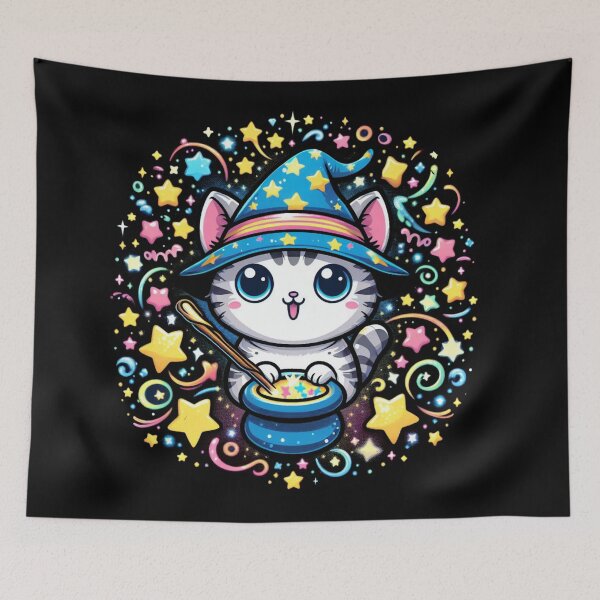 Item preview, Kitty Magic designed and sold by Myra365Art.