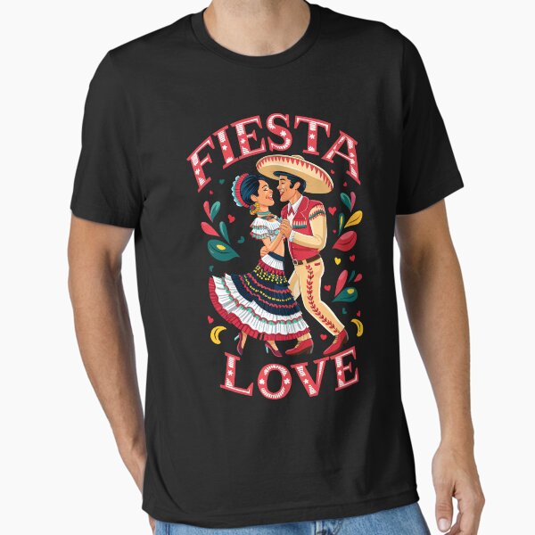 Aperçu de l'œuvre Happy 5 Cinco De Mayo Party laisse Fiesta Viva Mexico Fiesta Love créée et vendue par Quirky Shirts.