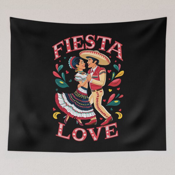 Item preview, Happy 5 Cinco De Mayo Party Lets Fiesta Viva Mexico Fiesta Love designed and sold by Quirky Shirts.