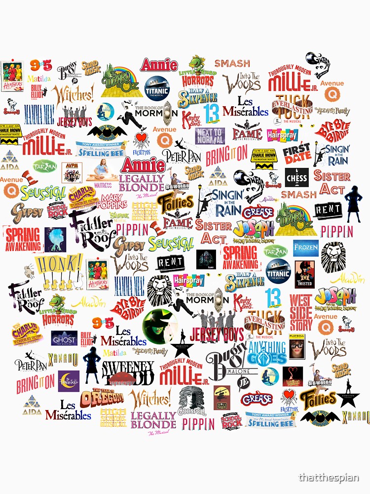 Thumbnail 7 von 7, Classic T-Shirt, Musikalische Logos designt und verkauft von thatthespian.