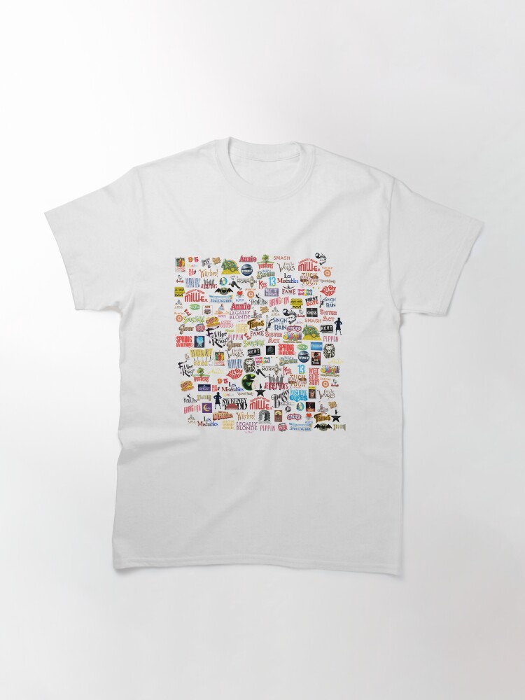 Thumbnail 3 von 7, Classic T-Shirt, Musikalische Logos designt und verkauft von thatthespian.