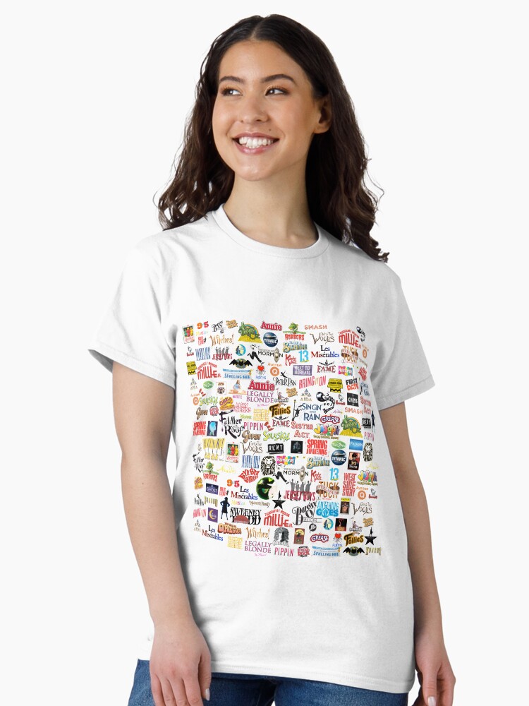 Thumbnail 2 von 7, Classic T-Shirt, Musikalische Logos designt und verkauft von thatthespian.