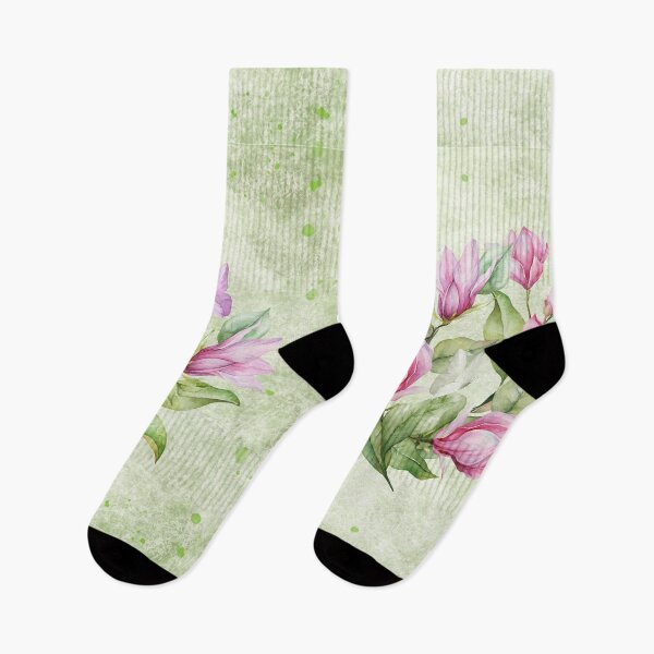 Item preview, Pink Magnolia and Butterflies designed and sold by WhiteSoftPetals.