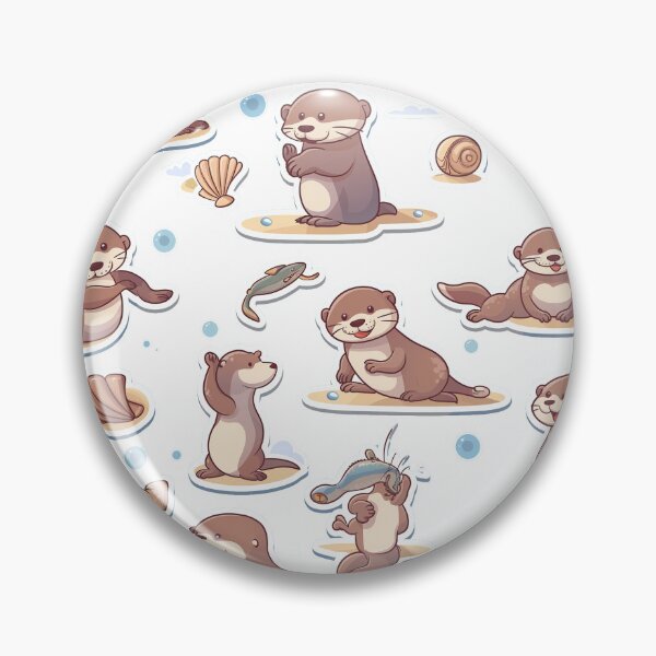 Item preview, Otter sticker designed and sold by pnnamkhing.
