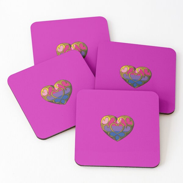 Item preview, Heart Container (Bisexual Flag) designed and sold by Kitsuneki94.
