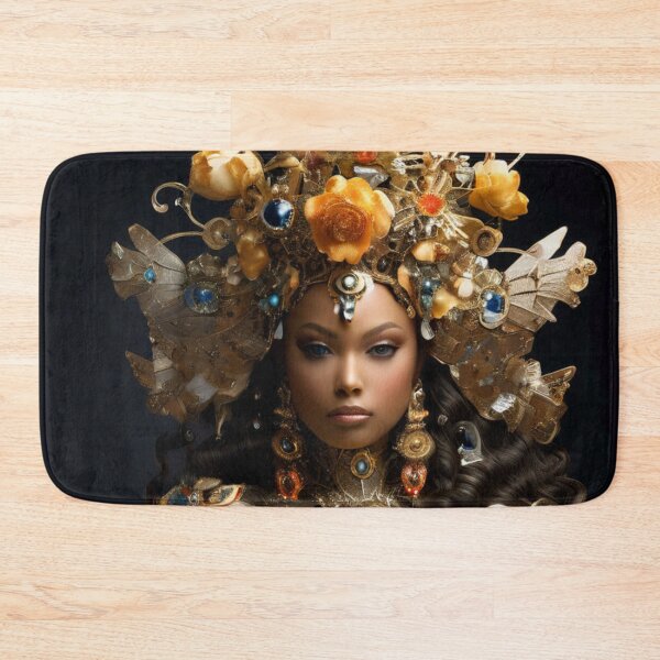 Item preview, Beautiful Fairy Queen Adorned in Gold, Flowers and Gems. designed and sold by Scarlett0777.