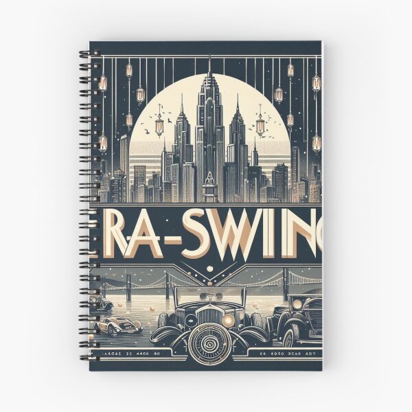 Item preview, 1920s Fashion Luxury Automobiles | Era Swing Logo Wall Art designed and sold by Era-Swing.