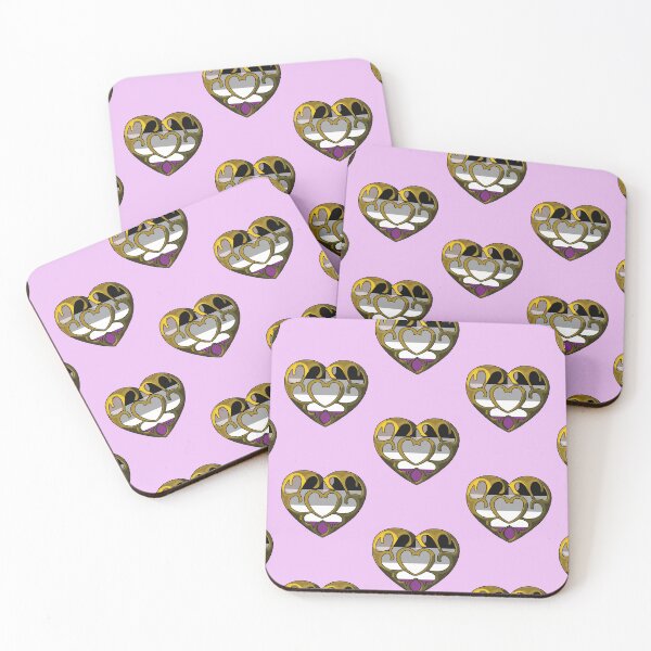 Item preview, Heart Container (Asexual Flag) designed and sold by Kitsuneki94.