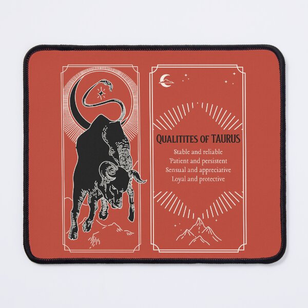 Item preview, Qualities of Taurus Design designed and sold by ThreadmyCanvas.