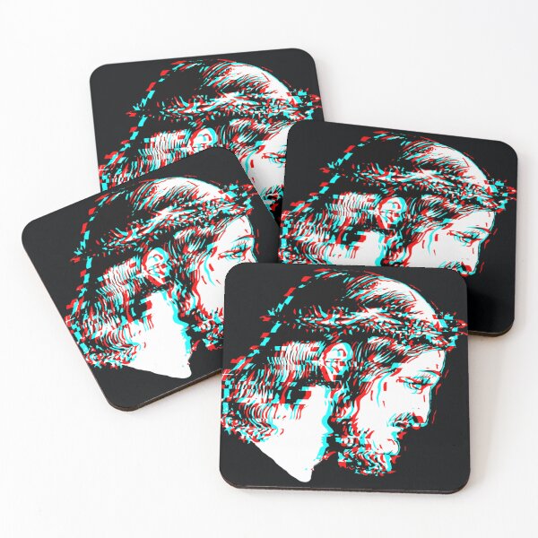 Item preview, Minimal Jesus Christ Glitch Art designed and sold by BossyCatHome.
