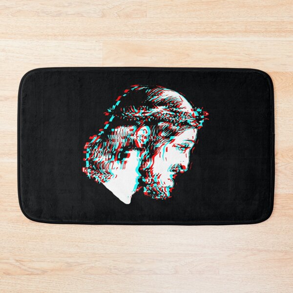 Item preview, Minimal Jesus Christ Glitch Art designed and sold by BossyCatHome.