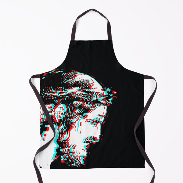Item preview, Minimal Jesus Christ Glitch Art designed and sold by BossyCatHome.