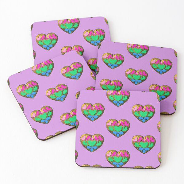 Item preview, Heart Container (Polysexual Flag) designed and sold by Kitsuneki94.