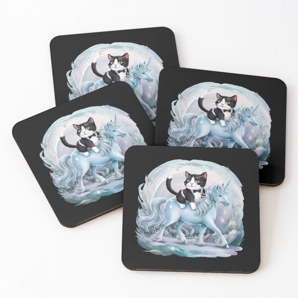 Item preview, Cat Riding A Unicorn Shirt designed and sold by PeelZinc.