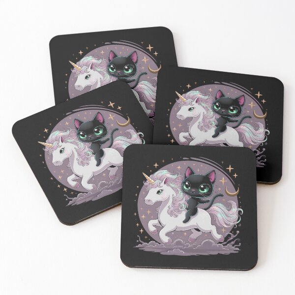 Item preview, Cat Riding A Unicorn Shirt designed and sold by PeelZinc.