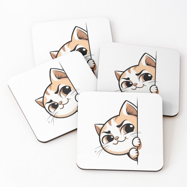 Item preview, Sneaky Cat: Cute Kitty Cartoon Art designed and sold by Designowner.