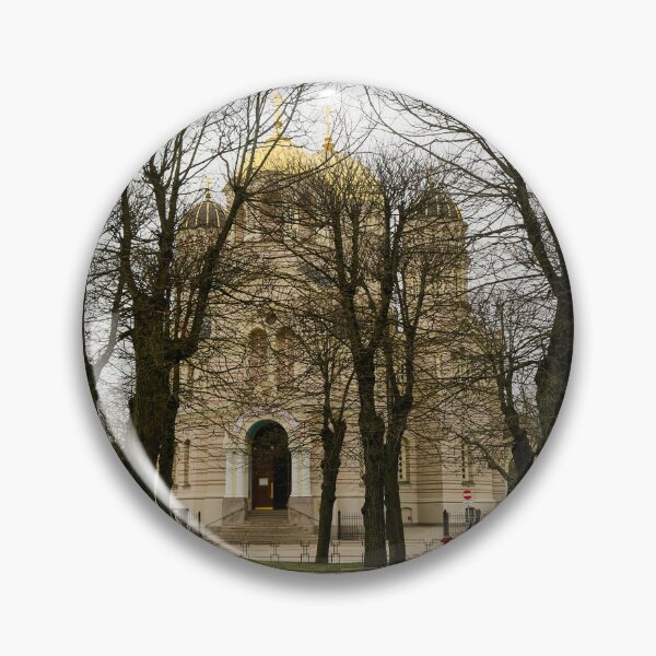 Item preview, Black trees and  Nativity Of Christ Cathedral. Riga 2024 designed and sold by Jouko Lehto Photography.