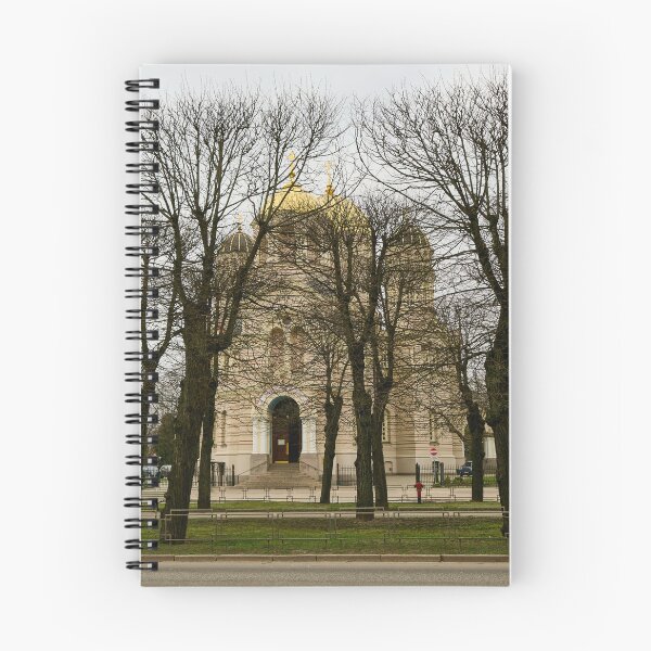 Item preview, Black trees and  Nativity Of Christ Cathedral. Riga 2024 designed and sold by Jouko Lehto Photography.