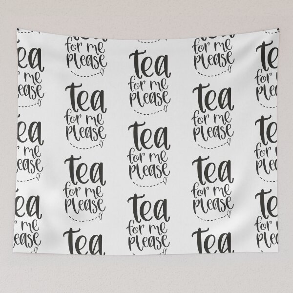 Item preview, Tea for Me Please: Minimalist Message Typography Heart I Tea Collection by HahaHandlesHub designed and sold by HahaHandlesHub.
