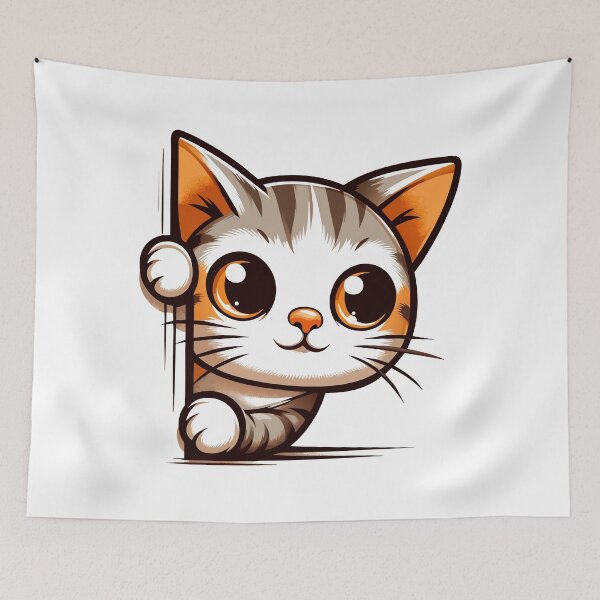 Item preview, Peeking Cat designed and sold by Designowner.