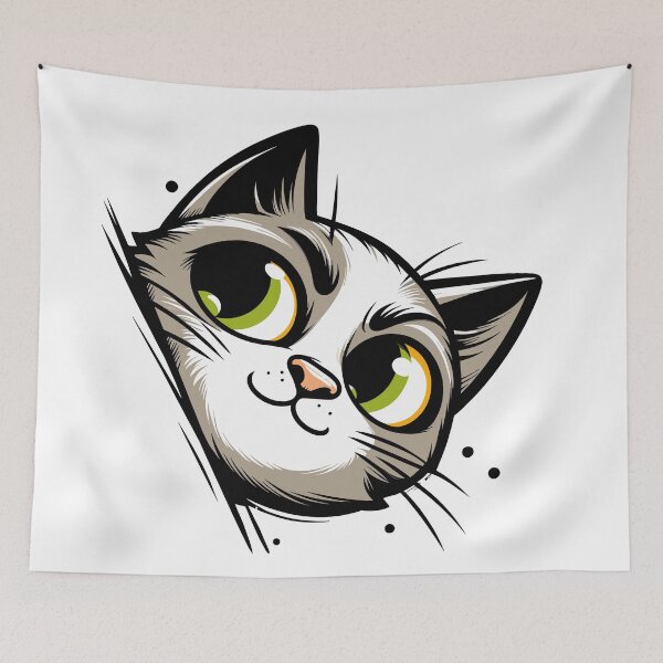 Item preview, Peeking Cat designed and sold by Designowner.