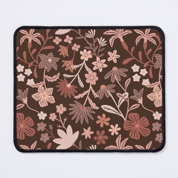 Item preview, Romantic maximalist floral - brown designed and sold by Muxune.