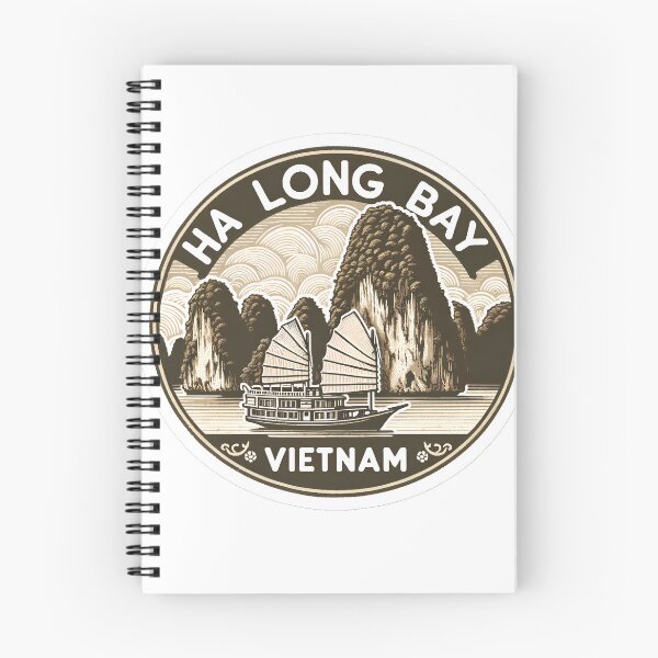 Item preview, Ha Long Bay Vietnam vintage designed and sold by LoveLabDesign.