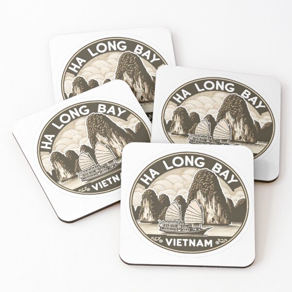 Item preview, Ha Long Bay Vietnam vintage designed and sold by LoveLabDesign.