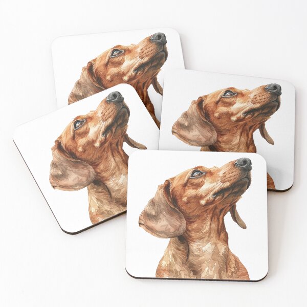 Item preview, Adorable Dachshund Snuffling: Cute Canine Art for Dog Lovers designed and sold by Mr-whiteBG.