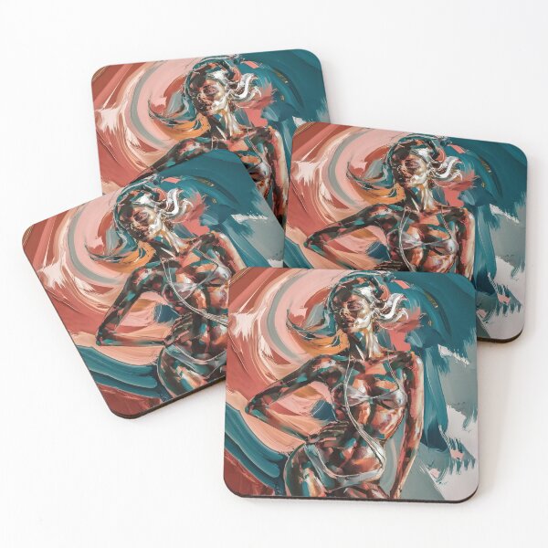 Item preview, Expressive Abstract Art: Bold Brushstrokes of Female Figures designed and sold by MarinaFila.
