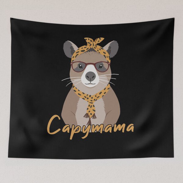 Item preview, Capymama Funny Capybara Mother Capybara designed and sold by LuminOrb.