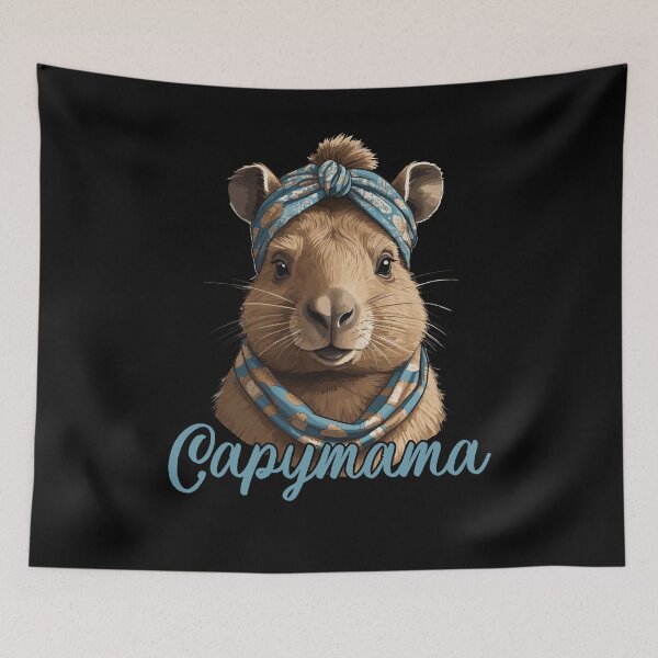 Item preview, Capymama Funny Capybara Mother's Day Design designed and sold by LuminOrb.