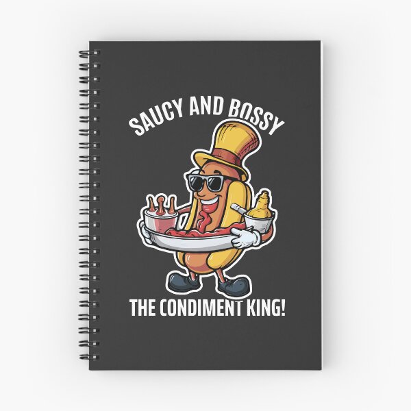 Item preview, SAUCY AND BOSSY THE CONDIMENT KING: Reigning Supreme with Flavor designed and sold by SplashTastic.