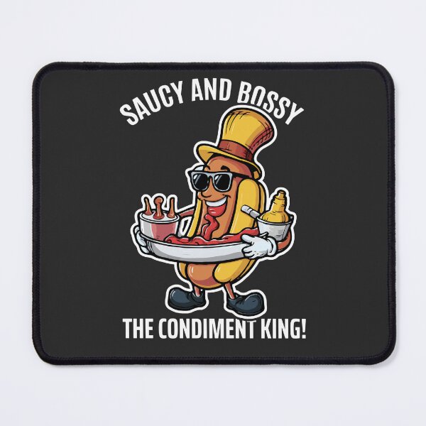 Item preview, SAUCY AND BOSSY THE CONDIMENT KING: Reigning Supreme with Flavor designed and sold by SplashTastic.