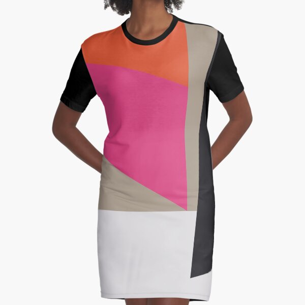 Item preview, Mid Century Modern Vintage Inspired Colorfield Geometric Abstract Poster designed and sold by pollylopsicle.